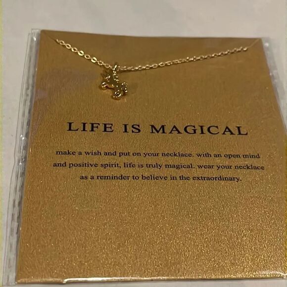 Jewelry - Gold Unicorn Necklace